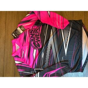 Answer Racing Syncron WMX Womens Motocross Jersey Pink Black White Small NWT